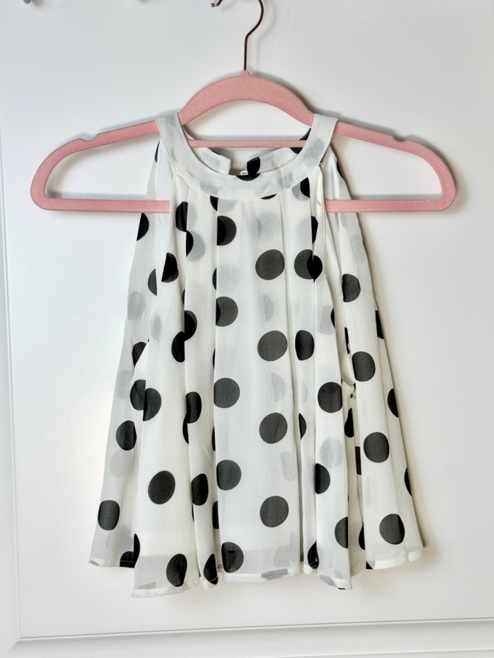BLACK POLKA DOT TWO PIECES SKIRT SET - NWOT - Picture 13 of 17